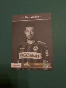 Greuther Fürth, T. Weilandt, biglietto autografo, calcio - Foto 1 di 1