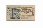 Dinas - (Blank) Welsh Highland Railway WHR 3rd Class Privilege Return Ticket