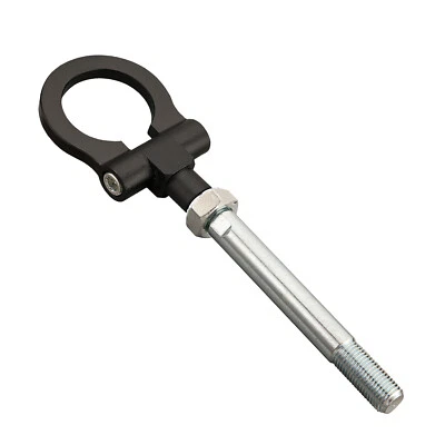 Gancho de remolque delantero de aluminio negro Sprots para Subaru Impreza 2002-2007  Foto 1 de 4