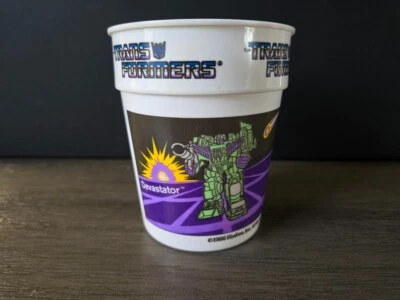 Taza de plástico Transformers Devastator - Hasbro 1986 vintage Foto 1 de 4