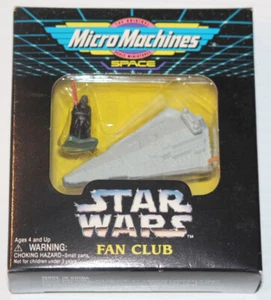 NIB - 1995 Galoob Micro Machines Star Wars Fan Club Darth Vader Star Destroyer - Picture 1 of 5