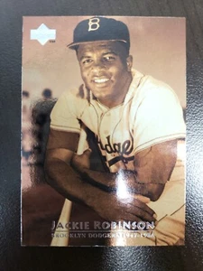1996 Upper Deck Silver Jackie Robinson HOF card #9 - Picture 1 of 2