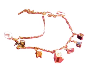 Vintage Joan Rivers 7 Pc Charm Necklace With Various Styles ROCKING HORSE CRADEL - Picture 1 of 5