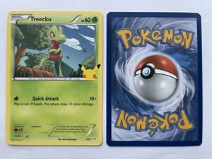 Pokemon TCG McDonald’s 2021 25th Anniversary Card 3/25 Treecko - Picture 1 of 1