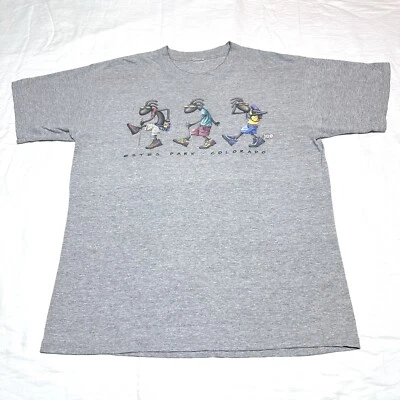 Camiseta Gris Colorado Joe Estes States Colorado Senderismo Años 2000 De Colección Talla Grande Foto 1 de 4
