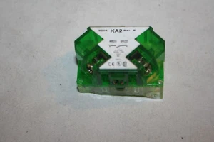 Bloque de contacto cuadrado D 9001 KA3 serie K verde - Imagen 1 de 3