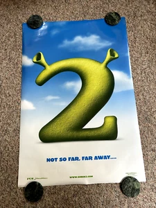 SHREK 2 Original Movie Poster, Double Sided, Rolled, See Photos, Advance, :) - Picture 1 of 5