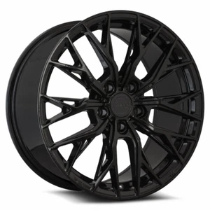 MRR GF5 Rim 20X11 5X120 Offset 40 Black (Quantity of 1) - Picture 1 of 2