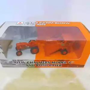 Ertl Allis-Chalmers C Tractorw/Roto Baler 1/43 AC-HDA-B - Picture 1 of 4