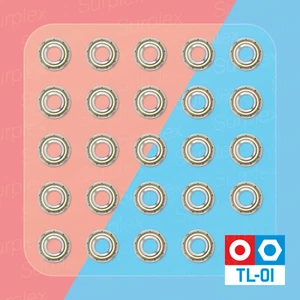 Complete 24-pc Ball Race Bearing Kit 'Hop-Up' Upgrade Set for TAMIYA TL-01 ZZ - Picture 1 of 1