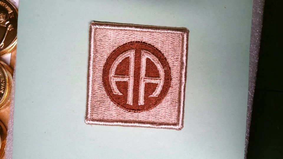 MILITARY PATCH SEW ON DESERT US ARMY 82ND AIRBORNE DIVISION - Image 1 of 1