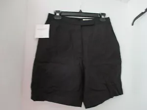 EDDIE BAUER ~ schwarze STRETCH EXTENSiBLE FREIZEITSHORTS ~ Damen 8P ~ Neu mit Etikett - Bild 1 von 4