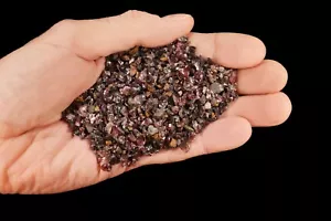 Granato di ALMANDINO 1/8" 6 oz sacchetto artigianale intarsio roccia minerale esemplare pietra naturale - Foto 1 di 2