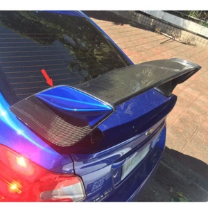 Painted color For Subaru WRX STI Type Sedan Trunk Spoiler Side Fin Fins Cover  - Picture 1 of 4