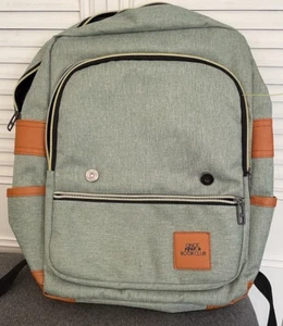 Mochila de lona verde Once Upon a Book Club con puerto de carga nueva - Imagen 1 de 11