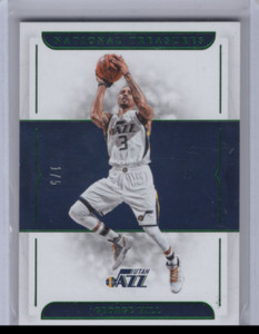 2016-17 Panini National Treasures Emerald #45 George Hill /5 