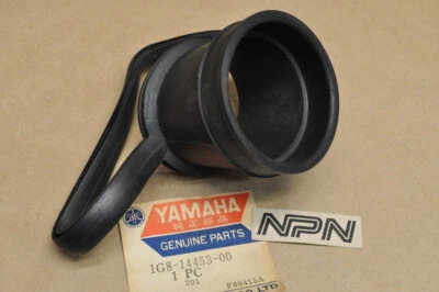NOS Yamaha 1976 YZ100 YZ125 YZ175 Air Cleaner Intake Joint Boot 1G8-14453-00 - Image 1 of 4