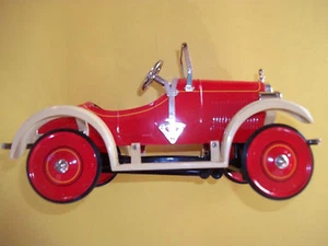 SPEEDSTER RED W/BEIGE FENDERS 1926 STEELCRAFT HALLMARK KIDDIE CAR - Picture 1 of 4