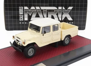 1/43 MATRIX SCALE MODELS - TOYOTA - HJ45 LAND CRUISER CREW CAB MX41905-012 - Foto 1 di 1
