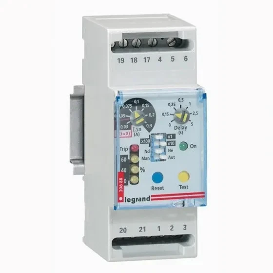 Legrand 026088 Toroid RCCB Relay 30mA-3A 0-3s 230V AC - Image 1 of 1