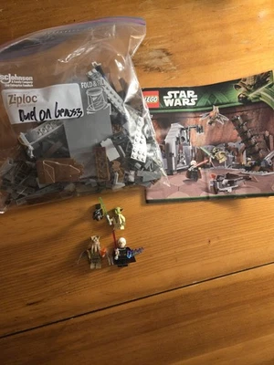 Lego Star Wars Duel on Geonosis 75017 COMPLETE Minifigures & Instructions No Box - Image 1 of 3