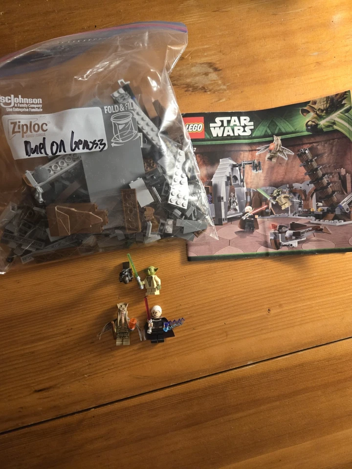 Lego Star Wars Duel on Geonosis 75017 COMPLETE Minifigures & Instructions No Box - Image 1 of 3