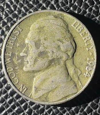 1964D Jefferson Nickel with Multiple Errors and 3 Reverse Cuds - Image 1 of 2