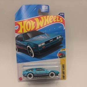 Hot Wheels DMC Delorean Short Card 36/250 HW Art Cars 5/10 Scale - Picture 1 of 3