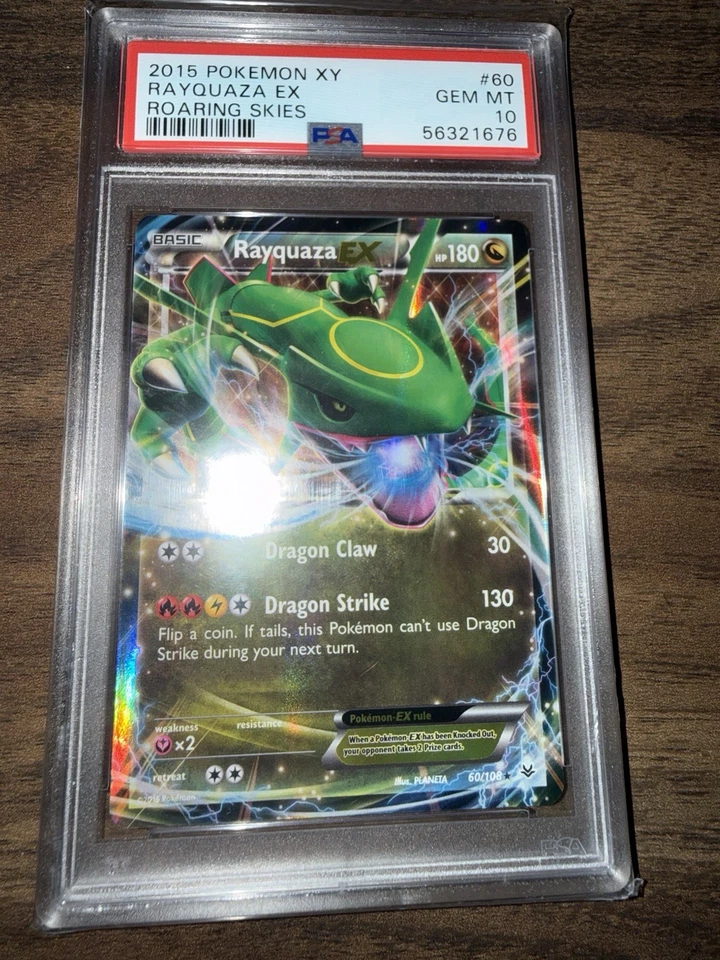 Pokémon TCG Rayquaza XY Black Star Promos Holo Card 60 Promo PSA 10 Gem Mint - Image 1 of 4