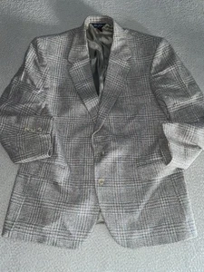 Vintage WM F Farah Sakko Herren 46R 100% Wolle Tweed Blazer Sport Mantel Hergestellt in den USA - Bild 1 von 20