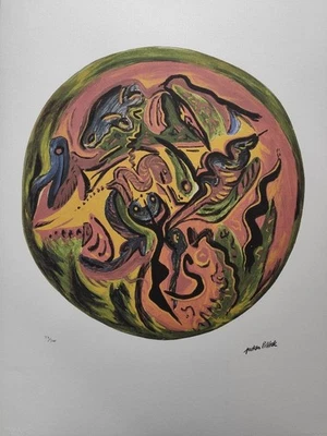 Jackson Pollock Signed - Circle, 1938 - 1941 - Certificate - Image 1 of 4