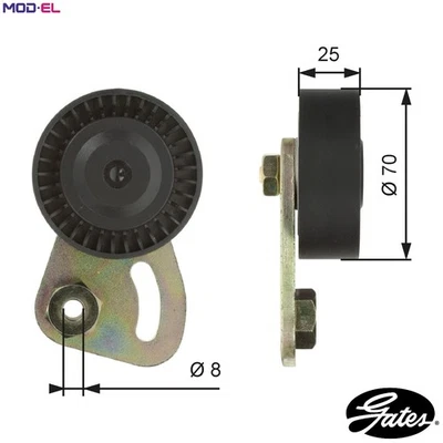 TENSIONER PULLEY VRIBBED BELT T39019 FOR LAND ROVER FREELANDER/Soft/Top/SUV 2.0L - Image 1 of 4