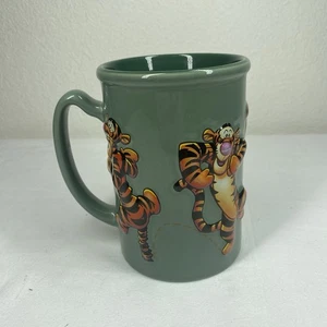Disney Tigger 3D Coffee Mug Dancing Green Oversized Ceramic Winnie the Pooh - Picture 1 of 6