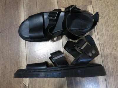 Dr. Martens Men's Black Leather Gryphon Gladiator Sandals Sz 12 UK 11 EU 46 - Image 1 of 4