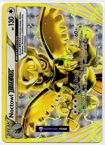 Noctowl BREAK XY136 Pokemon TCG Card XY Holo Rare - Picture 1 of 3