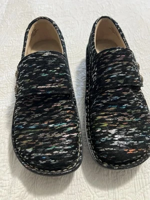 Sapato de enfermagem Argélia Deliah camurça preta tamanho 38 - Imagem 1 de 4