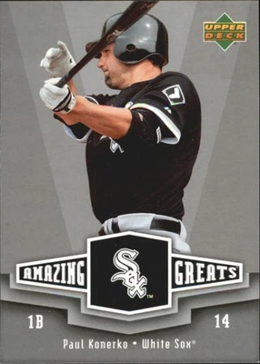 2006 Upper Deck Amazing Greats #PK Paul Konerko - BB - Image 1 of 2
