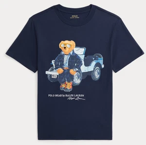 Polo Ralph Lauren Iconic polo Bear T-Shirt Sz XL youth 18-20 youth NWT fit adult - Picture 1 of 5