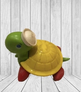 Fisher Price Tira Tartaruga Punta Giocattolo Vintage - Foto 1 di 5