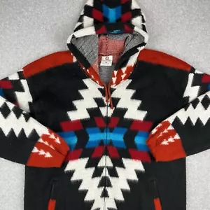 Camptex Wool Aztec Southwest Full Zip Hooded Sweater Womens Medium Navajo - Bild 1 von 9