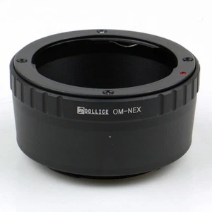 Dollice Olympus OM Mount Lens To Sony NEX E Adapter A5100 5T 7 A6300 A7 A7R A7S - Picture 1 of 2