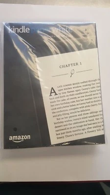 New Open Amazon Kindle Paperwhite (7th Generation) 4GB, Wi-Fi, 6in - Black w/SO - Image 1 of 2
