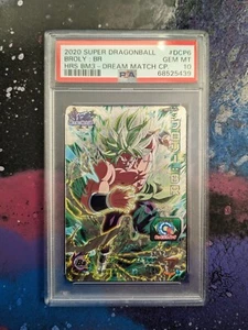 Super Dragon Ball Heroes BM3-DCP6 Broly Dream Match CP PSA 10 GEM MINT SDBH 2020 - Picture 1 of 2