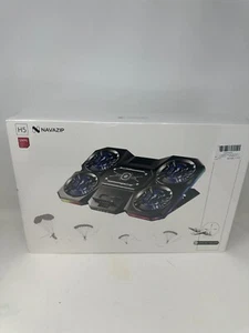 Navazip H5 Black Laptop Thermal Cooling Pad With Thermoelectric Cooler & 4 Fans - Picture 1 of 2