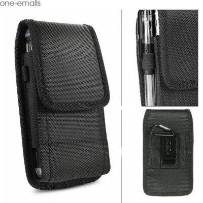 Funda protectora vertical para teléfono celular con clip para cinturón para iPhone Samsung Foto 1 de 4