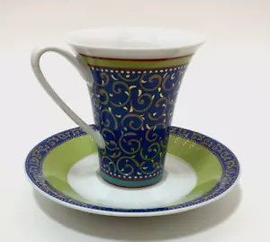 Taza y platillo Rosenthal Idillio Kusumam de Paul Wunderlich, hecho en Alemania - Imagen 1 de 8
