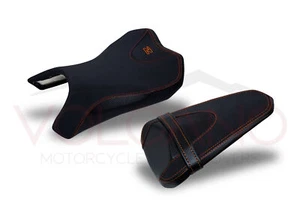 FIT KAWASAKI Z1000 2010-2013 Volcano Design Seat Cover ORANGE K009C\B Anti Slip - Picture 1 of 5