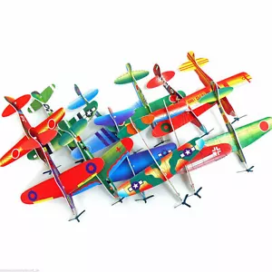 12x Styroporflieger Styroporflugzeuge - Styropor Flieger Flugzeug verschiedene - Bild 1 von 6