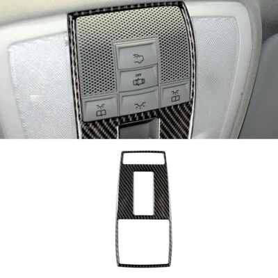 Чехол на раму фары для чтения из углеродного волокна подходит для Mercedes-Benz класса C E W204 W212 - Изображение 1 из 4