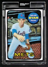 NOLAN RYAN TOPPS PROJECT 2020 #87 1969 #533 RC Joshua Vides new york Mets 